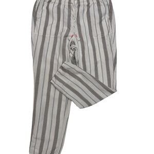 J. Jill Charcoal Gray Wide Leg Pants with Elastic Waistband